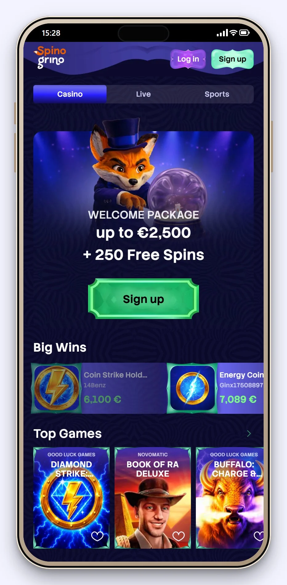 google pay casino: Spinogrino mobiiliaula