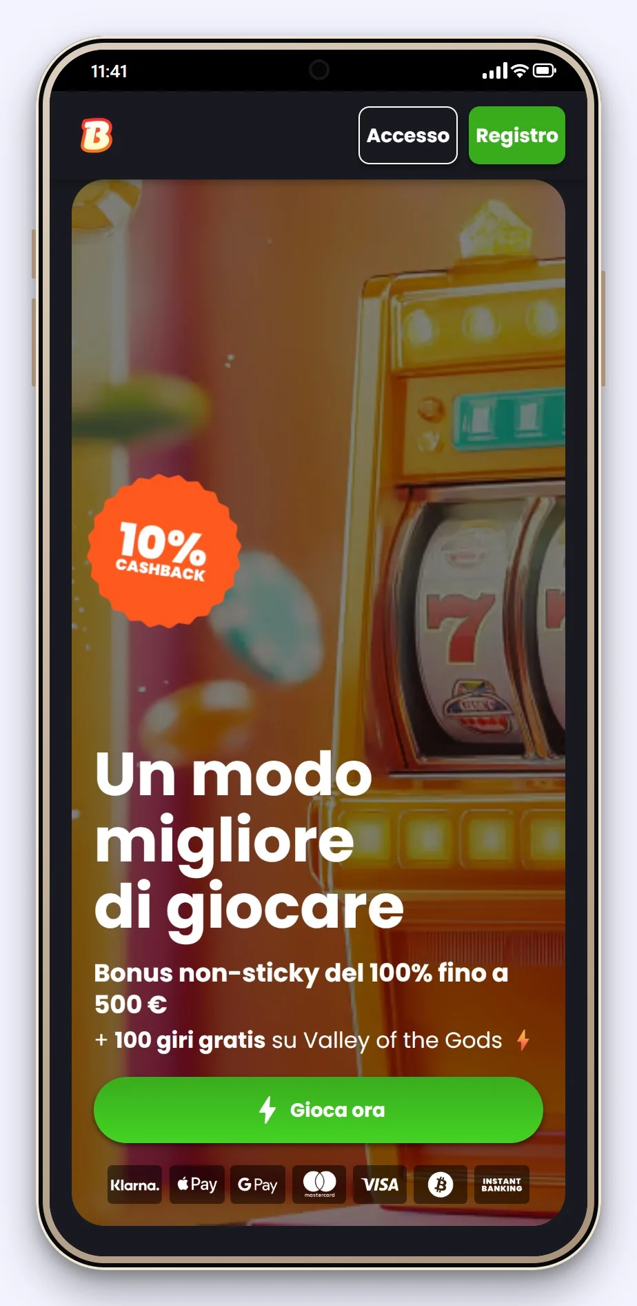 migliori casino google pay: Betiro da smartphone