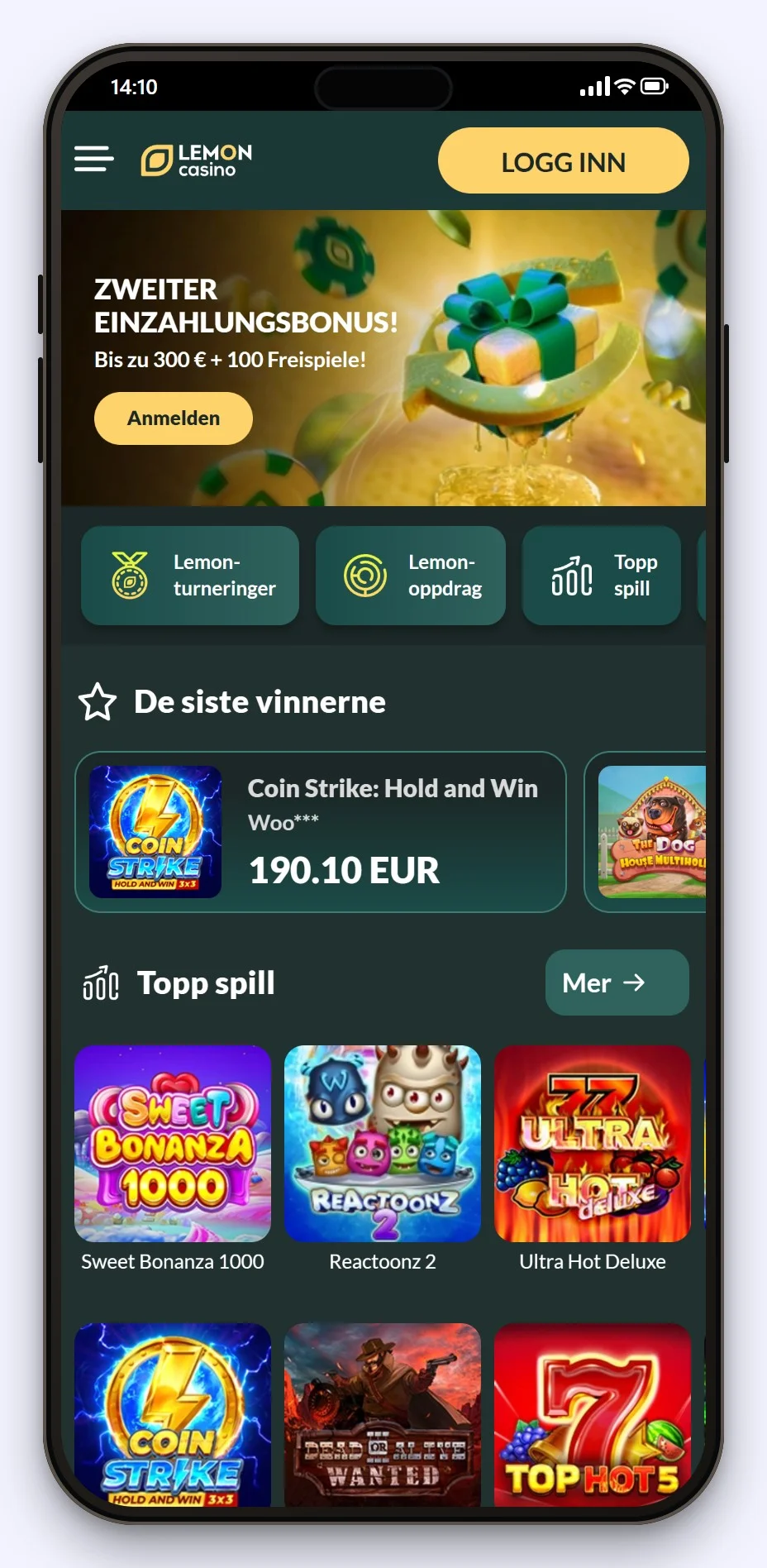 google pay casinoer: Lemon Casino mobilside